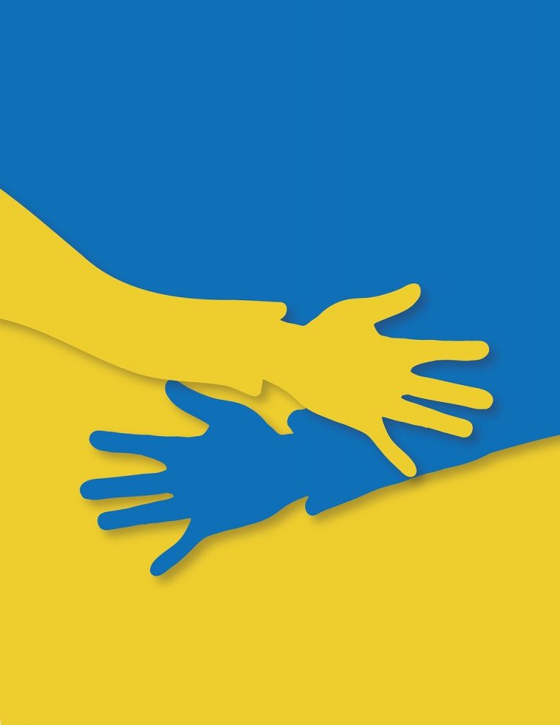 hands, support, ukraine